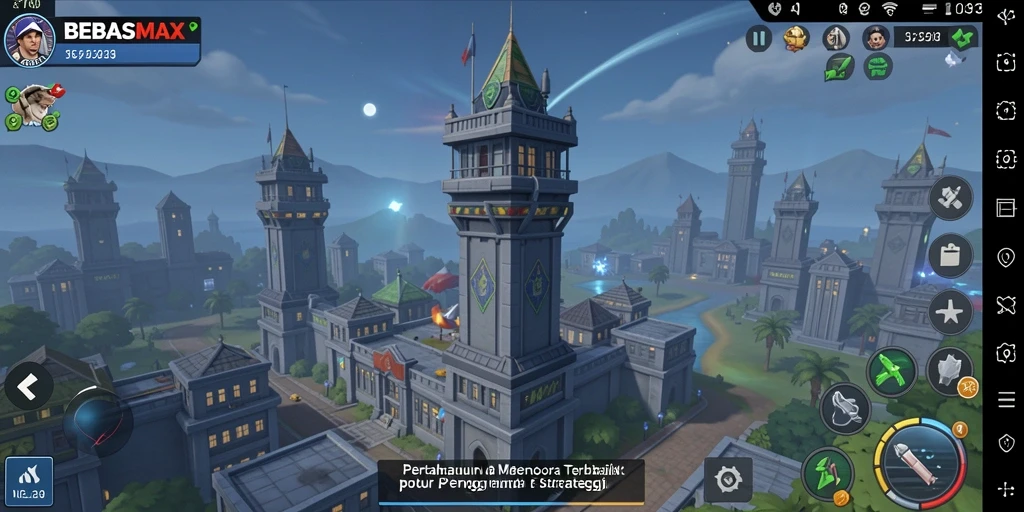 Gameplay menara pertahanan seru dan menantang di BEBASMAX.