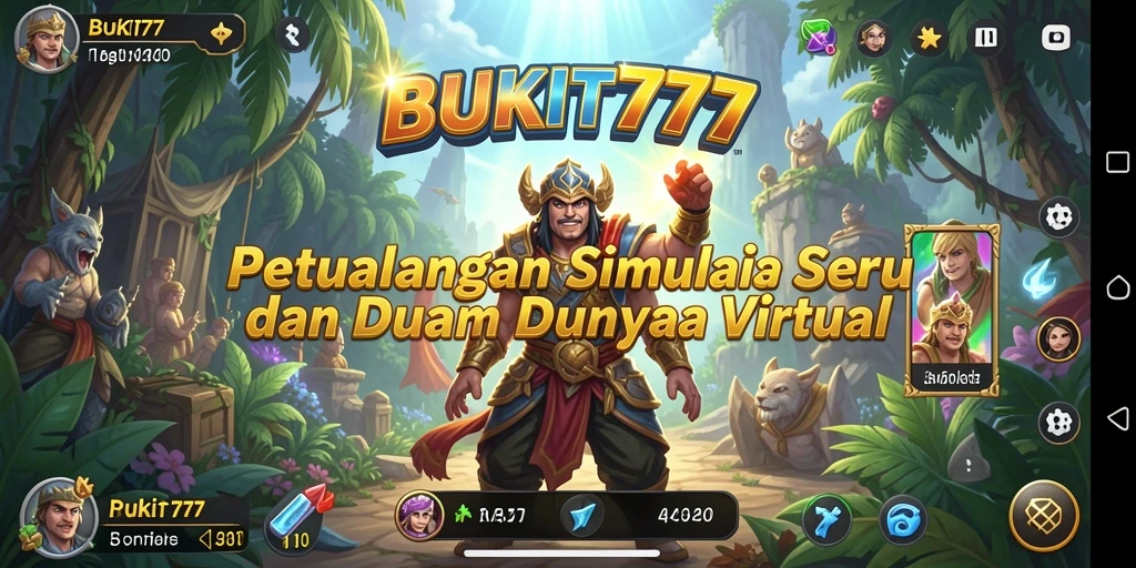 Tampilan antarmuka gameplay BUKIT777 yang menarik dan interaktif.