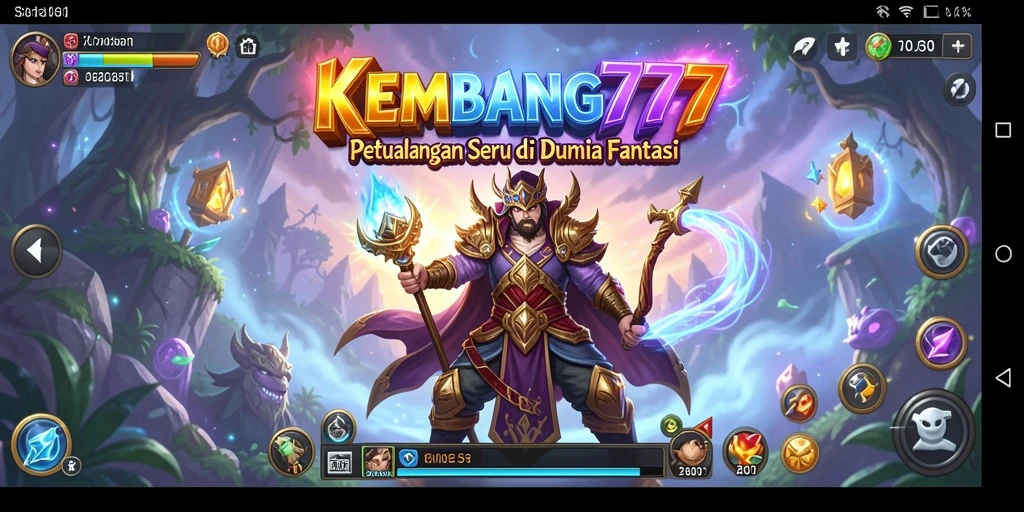 Screenshot gameplay KEMBANG777 menampilkan eksplorasi dunia penuh petualangan.