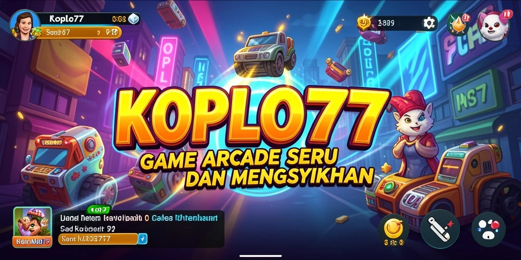 Tampilan gameplay seru dan penuh aksi di KOPLO77.