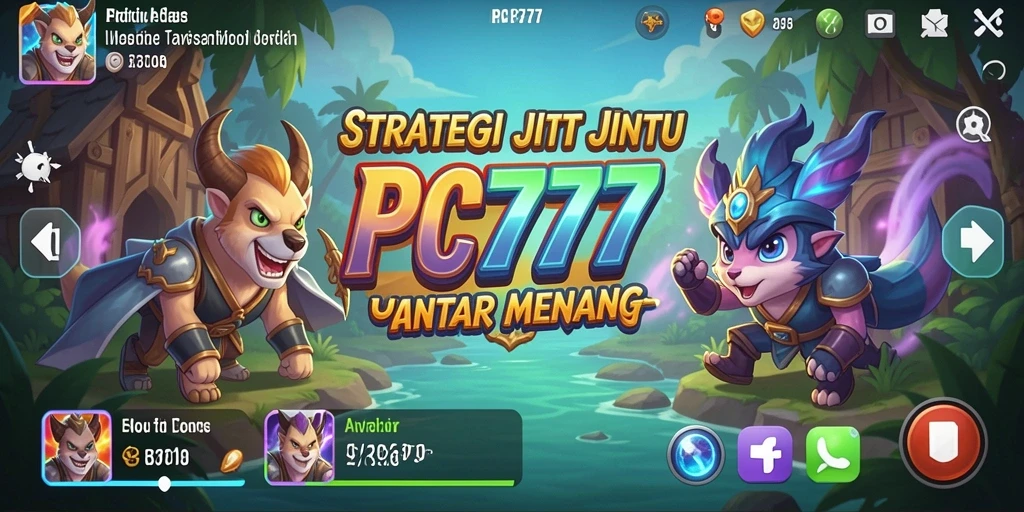 Tampilan gameplay menarik dari PC777 menunjukkan pertempuran strategi yang intens.