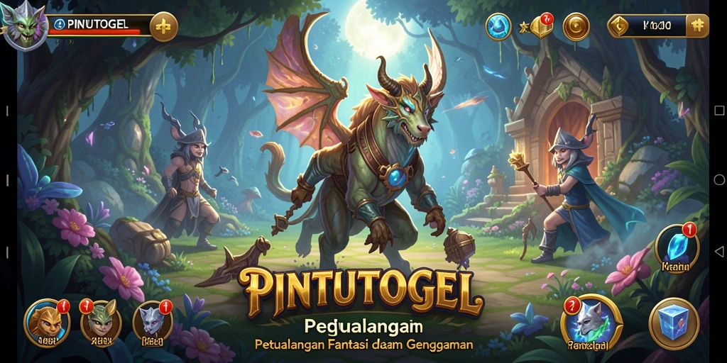 Tampilan gameplay seru dalam PINTUTOGEL dengan aksi pertarungan yang dinamis.