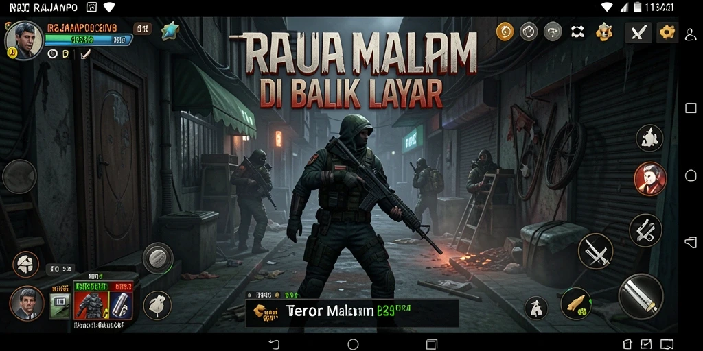 Gameplay Horror menegangkan di RAJAMPO penuh misteri.