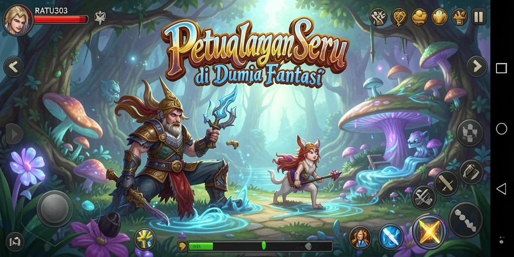 Tampilan gameplay seru dan interaktif dari RATU303.