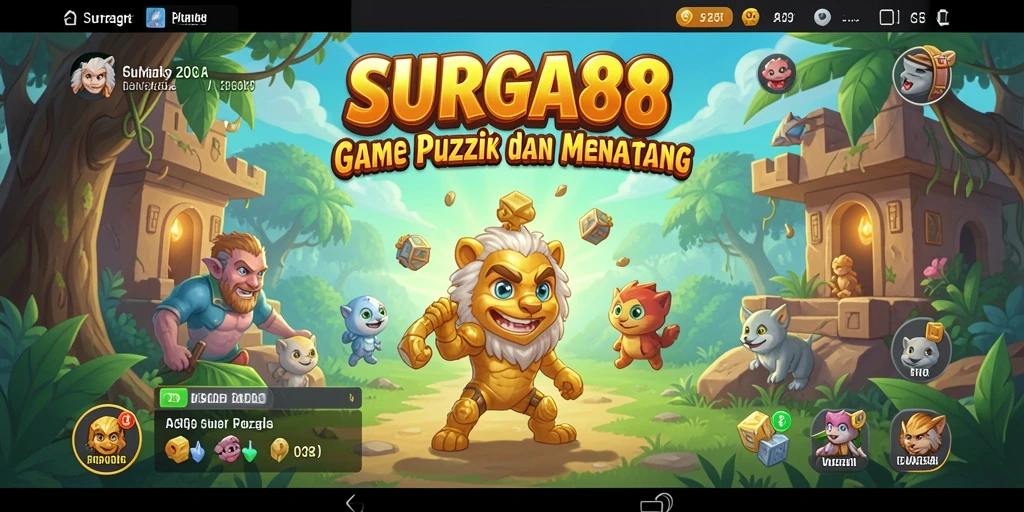 Tampilan gameplay SURGA88 yang penuh tantangan dan seru.